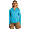 Greg Norman Women's Sky Play Dry Tulip Neck 1/4-Zip