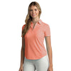 Greg Norman Women's Coral Sun Play Dry Foreward Series Polo