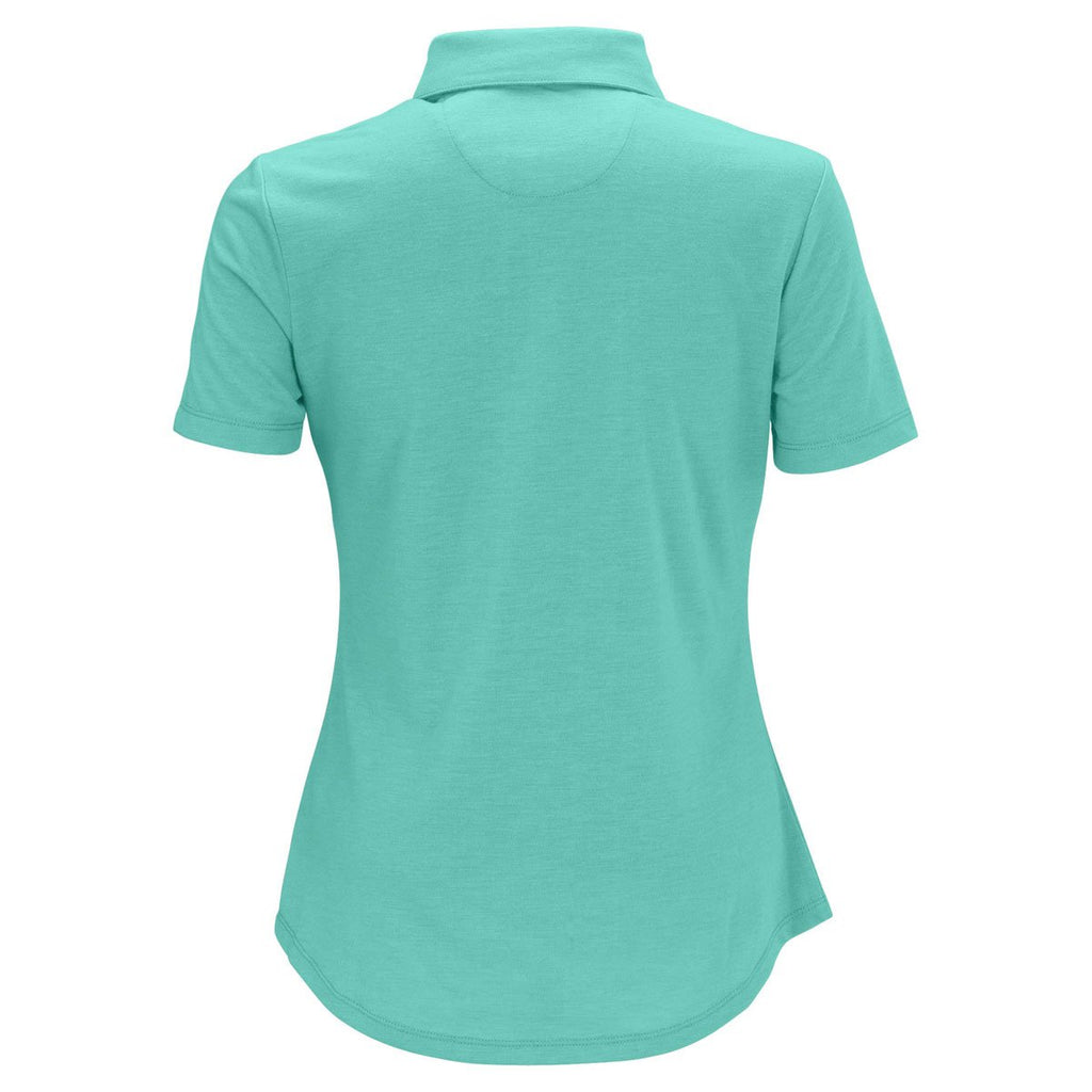 Greg Norman Women's Jade Play Dry Foreward Series Polo