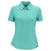 Greg Norman Women's Jade Play Dry Foreward Series Polo