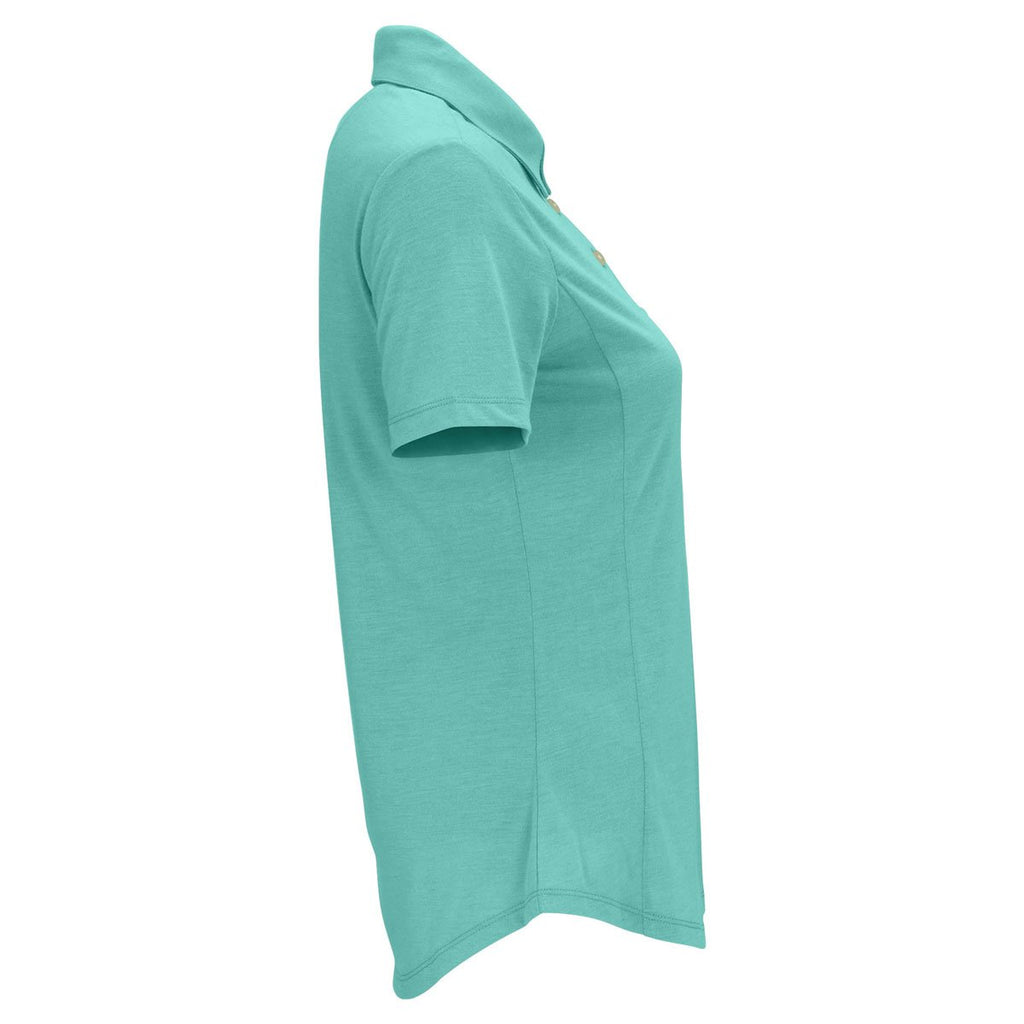 Greg Norman Women's Jade Play Dry Foreward Series Polo