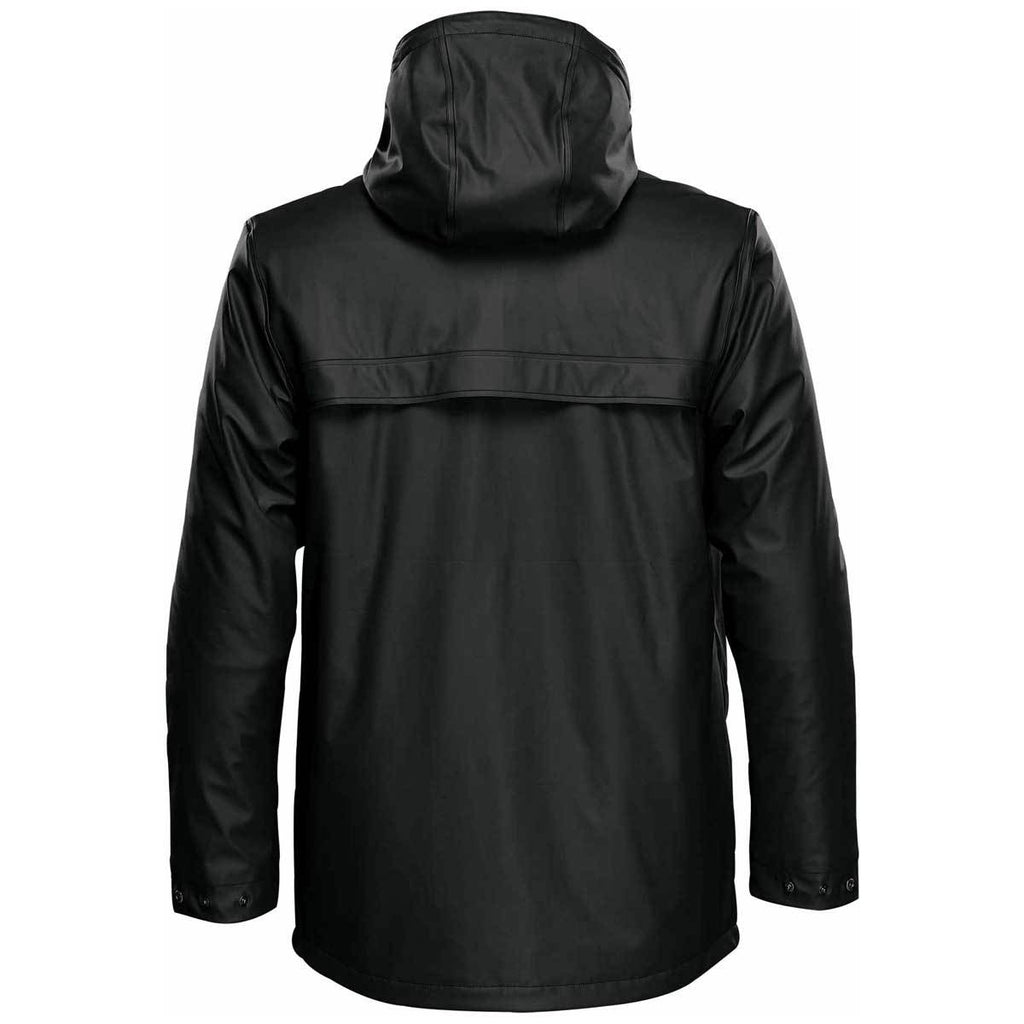 Stormtech Men's Black Waterfall Insulated Rain Jacket
