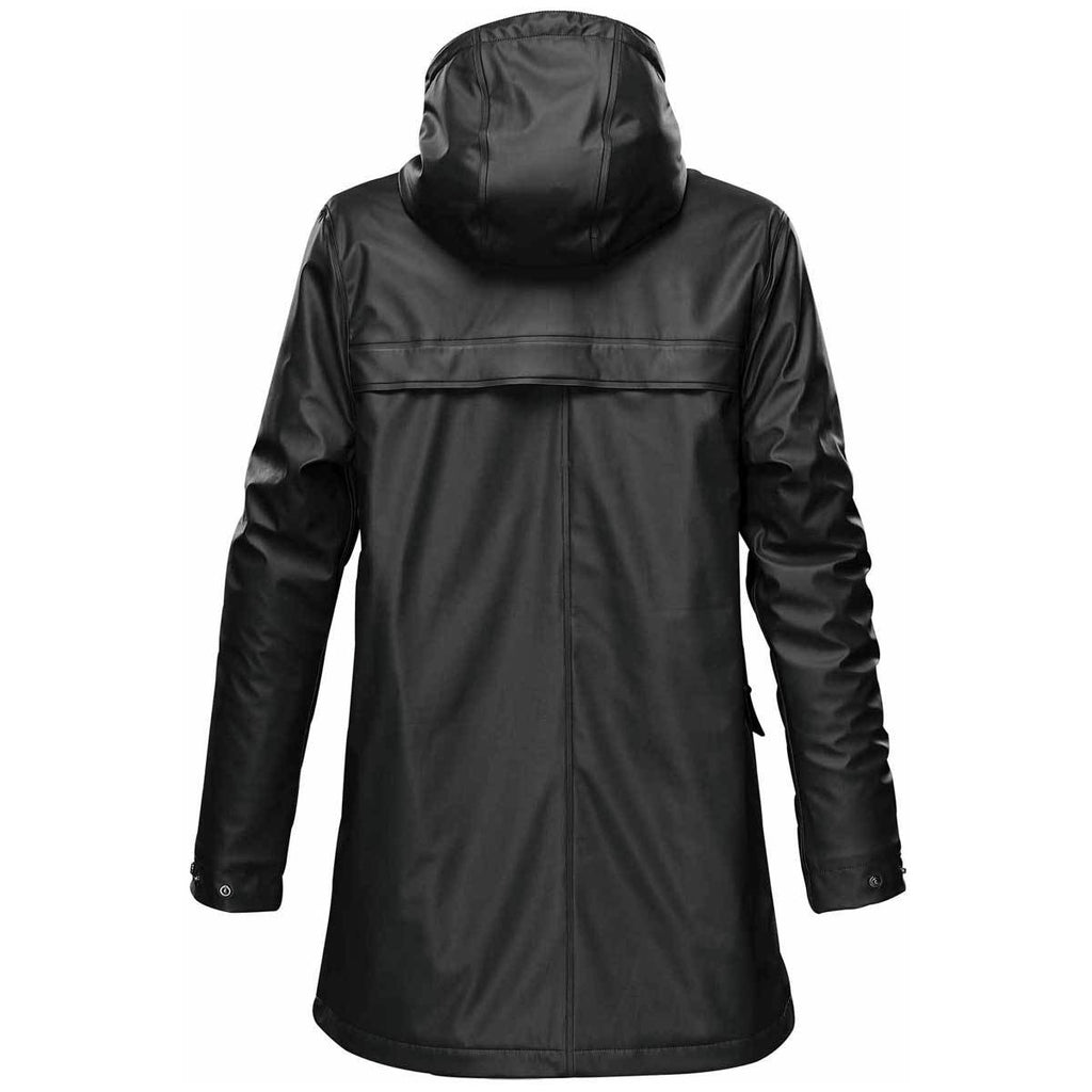 Stormtech Women's Black Waterfall Insulated Rain Jacket