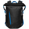 Stormtech Black/Azure Blue Rainier 25 Waterpoof Backpack