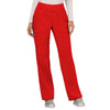 Cherokee Women's Red Workwear Revolution Mid Rise Pull-on Cargo Pant