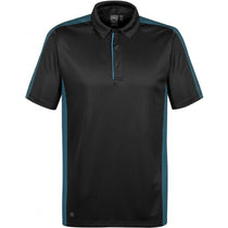 Stormtech Men's Black/Electric Blue Bolt Polo