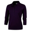 BAW Women's Purple Xtreme Tek 3/4 Sleeve Polo