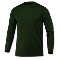 BAW Men's Dark Green Xtreme Tek Long Sleeve Shirt