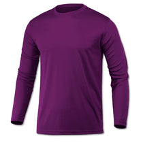 BAW Men's Electric Purple Xtreme Tek Long Sleeve Shirt