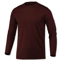 BAW Men's Maroon Xtreme Tek Long Sleeve Shirt