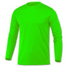 BAW Men's Neon Green Xtreme Tek Long Sleeve Shirt