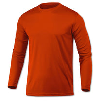 BAW Men's Orange Xtreme Tek Long Sleeve Shirt