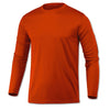 BAW Men's Orange Xtreme Tek Long Sleeve Shirt