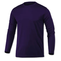 BAW Men's Purple Xtreme Tek Long Sleeve Shirt