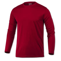 BAW Men's Red Xtreme Tek Long Sleeve Shirt