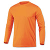 BAW Men's Texas Orange Xtreme Tek Long Sleeve Shirt
