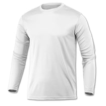 BAW Men's White Xtreme Tek Long Sleeve Shirt