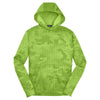 Sport-Tek Youth Lime Shock Sport-Wick CamoHex Fleece Hooded Pullover