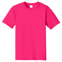 Sport-Tek Youth Pink Raspberry PosiCharge Tough Tee