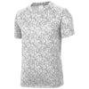 Sport-Tek Youth White PosiCharge Digi Camo Short Sleeve Tee