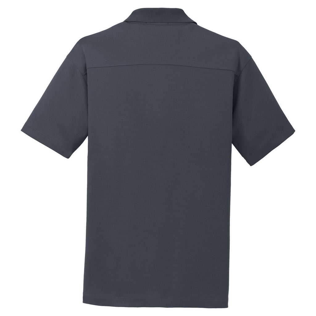 Sport-Tek Youth Graphite Grey PosiCharge RacerMesh Polo