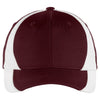 Sport-Tek Youth Maroon/White Dry Zone Nylon Colorblock Cap