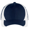 Sport-Tek Youth True Navy/White Dry Zone Nylon Colorblock Cap