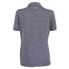 Zusa 4 Day Women's Steel/Black Heather Stripe Polo