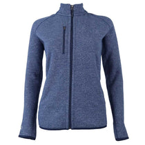 Zusa 4 Day Women's True Navy Heather Midtown Fleece Full Zip
