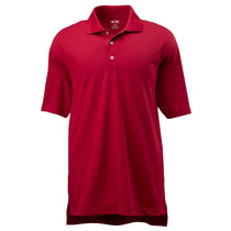 adidas Golf Men's ClimaLite Red S/S Poly Pique Polo