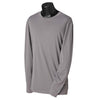 Champion Men's Double Dry Stone Grey L/S Performance T-Shirt