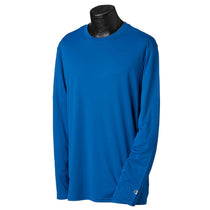 Champion Men's Double Dry Royal Blue L/S Performance T-Shirt