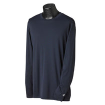 Champion Men's Double Dry Navy L/S Performance T-Shirt