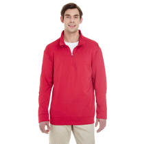 Gildan Men's Sport Scarlet Red Performance 7 oz. Tech Quarter-Zip Sweatshirt