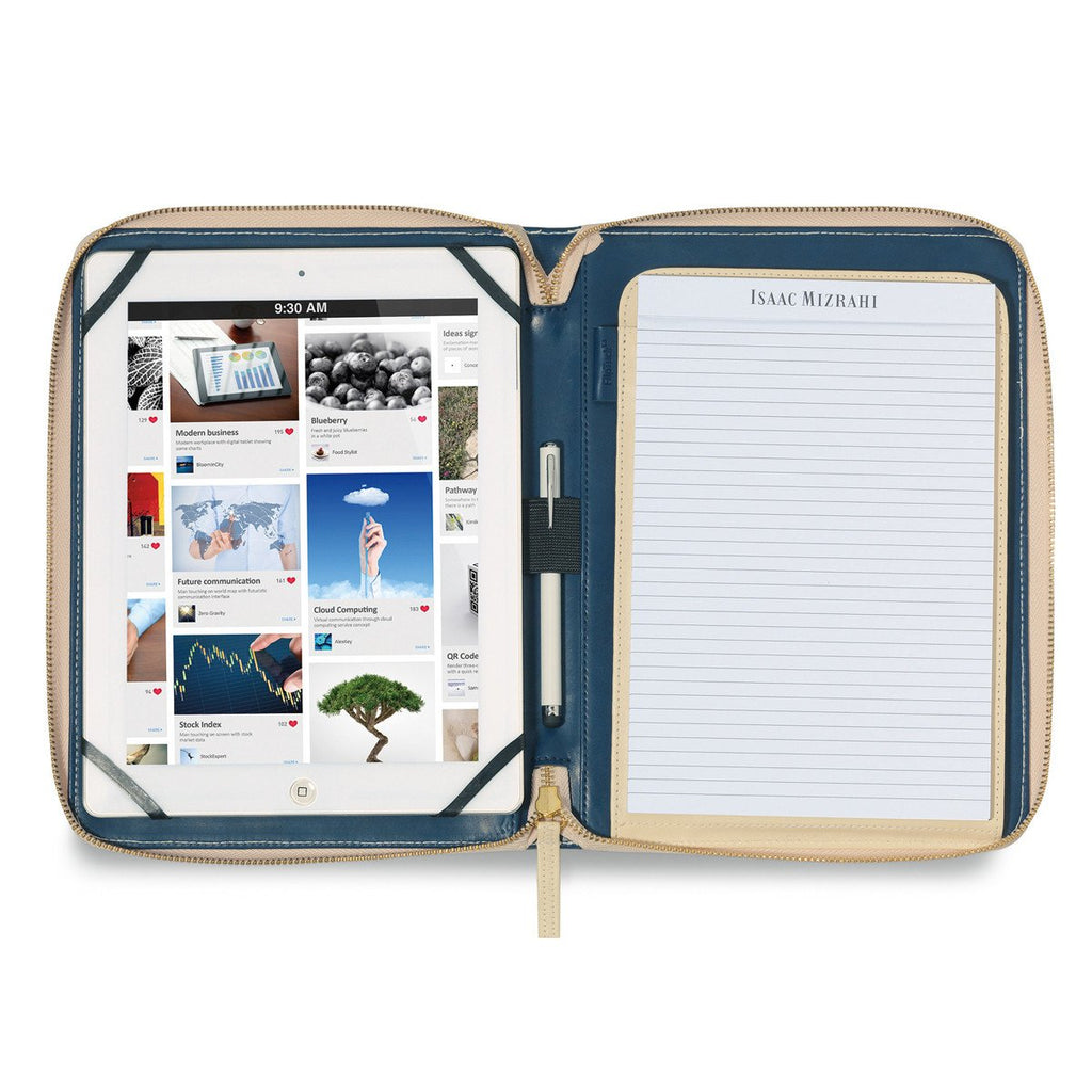 Isaac Mizrahi Bone Sienna Techfolio