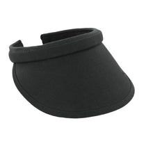 Kate Lord Black Clip-On-Solid Visor