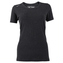 Zusa Women's Black Heather Peachy Tee